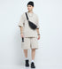 MEN'S  KNIT SHORTS - BROWN