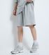 Casual Knit Shorts - Grey Melange