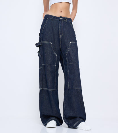 WOMEN'S DARK BLUE DENIM