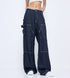 Relaxed Fit Denim Jeans - Dark Blue
