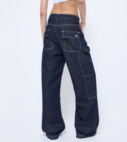 WOMEN'S DARK BLUE DENIM
