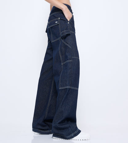 WOMEN'S DARK BLUE DENIM