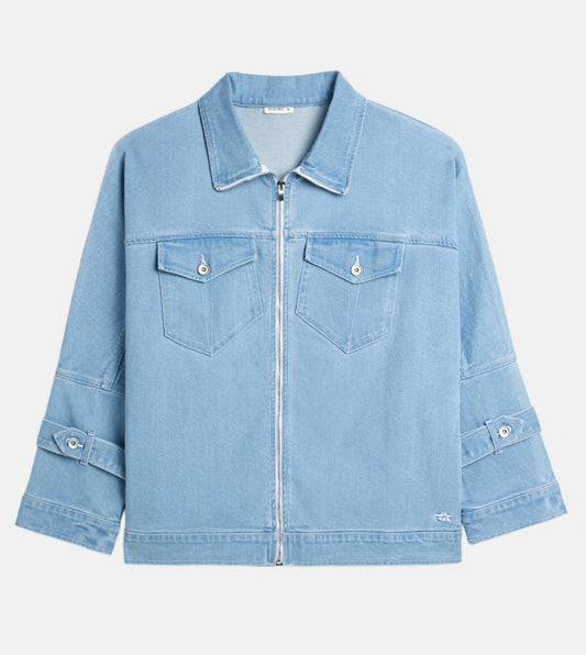 MEN'S  DENIM JACKET - LIGHT BLUE