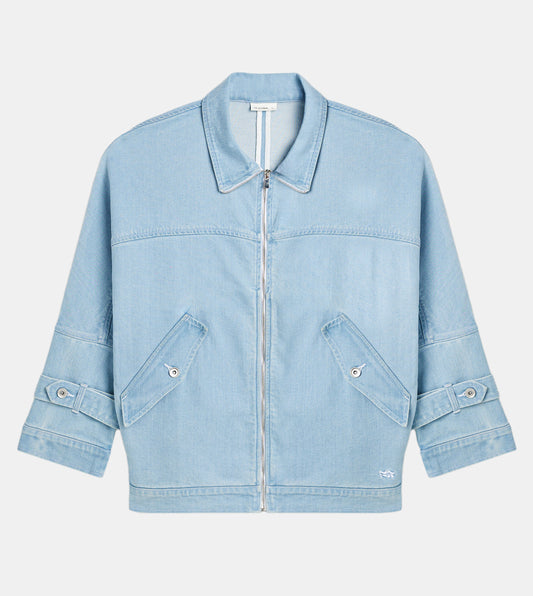 WOMEN'S DENIM JACKET - LIGHT BLUE
