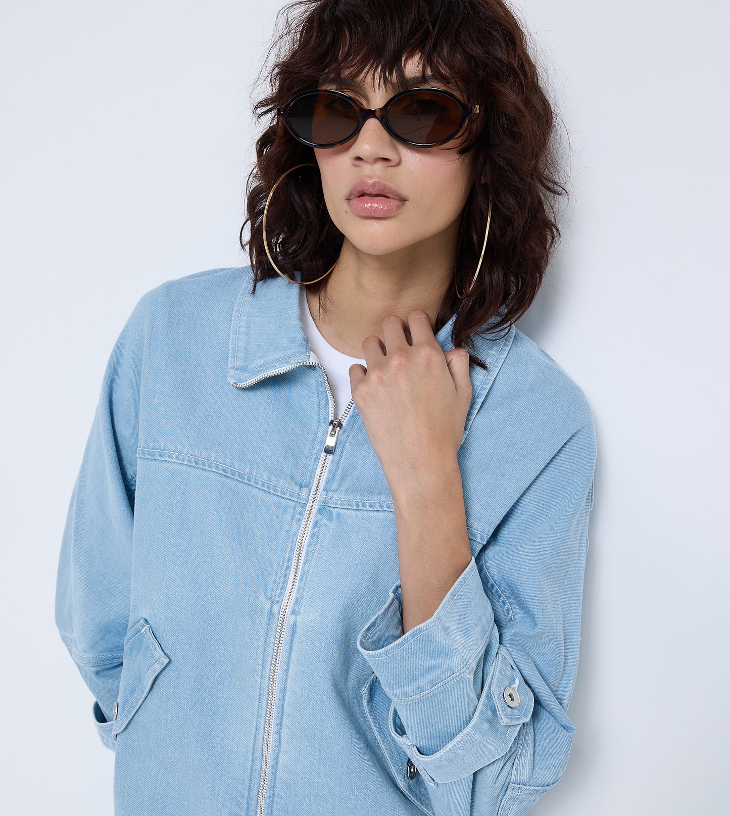WOMEN'S DENIM JACKET - LIGHT BLUE