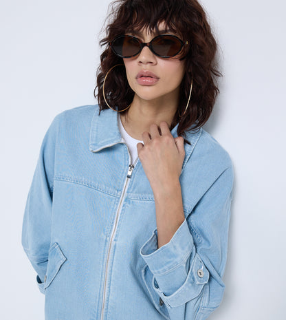 WOMEN'S DENIM JACKET - LIGHT BLUE
