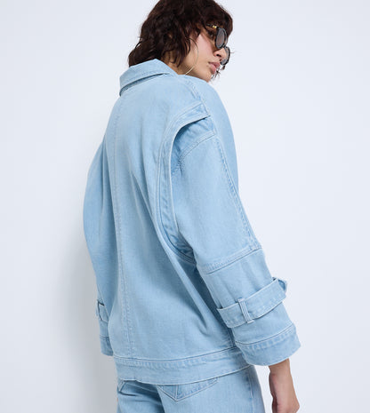 WOMEN'S DENIM JACKET - LIGHT BLUE