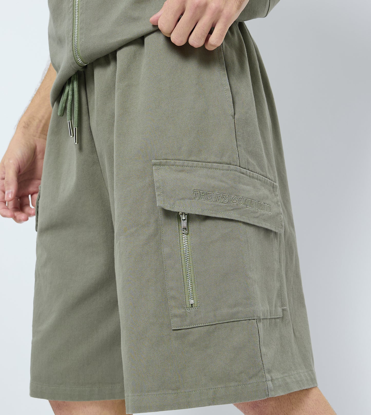 MEN'S TWILL SHORTS - GREEN