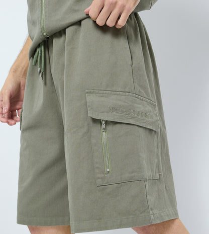 MEN'S TWILL SHORTS - GREEN