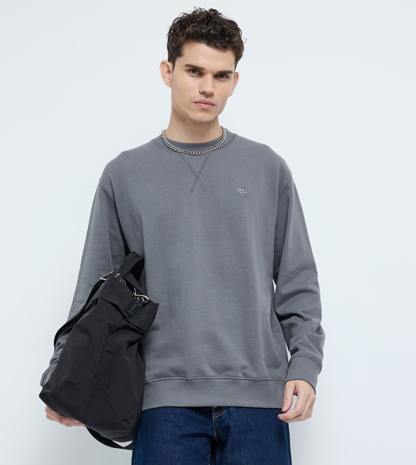Men's Essential Sweatshirt - Grey
