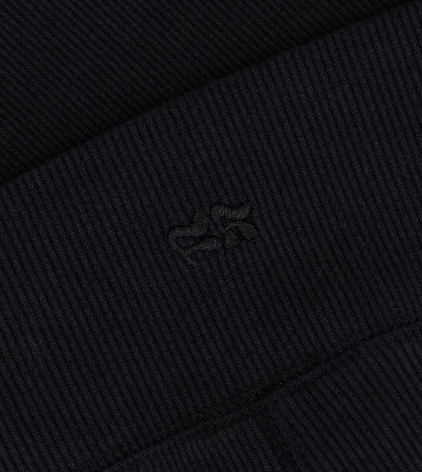 Women Ribbed Cycling Shorts With Embroidery On The Back