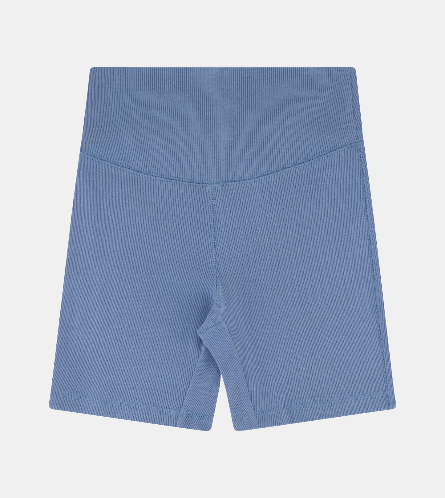 Women Ribbed Cycling Shorts With Embroidery On The Back