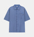 Men Oversized Shirt With Metal Tag
