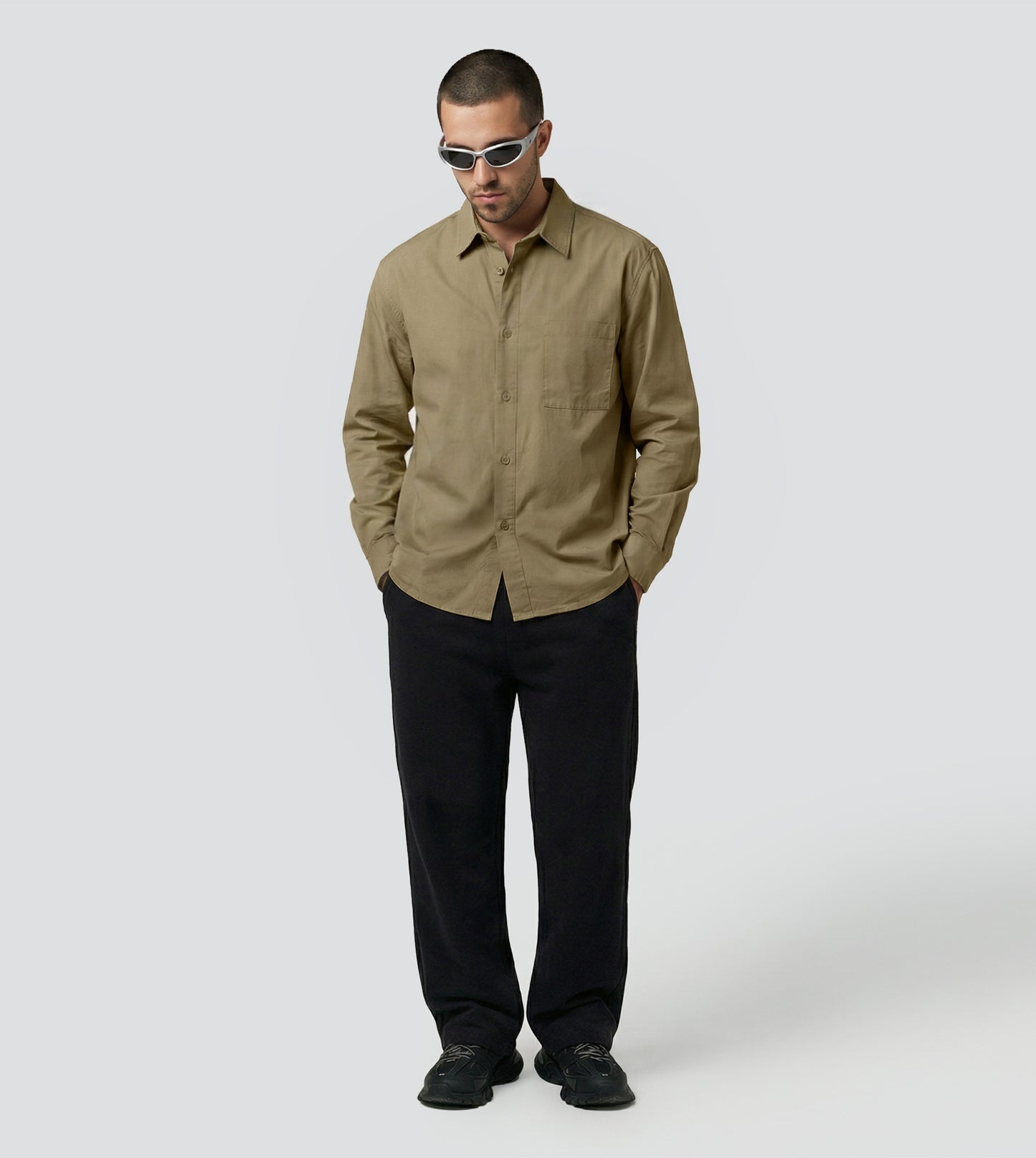 Men's F5 Ramadan "Set Your Life On First" Twill Shirt