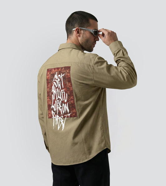 Men's F5 Ramadan "Set Your Life On First" Twill Shirt