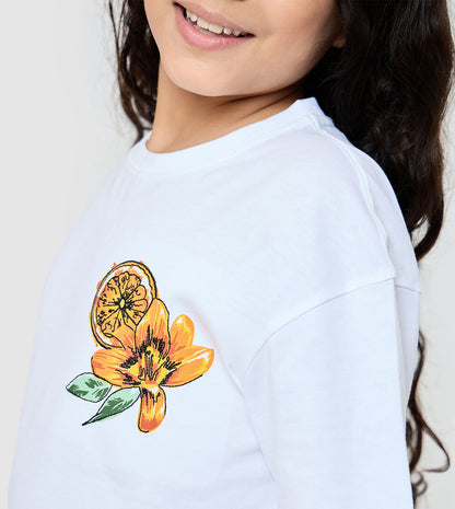 F5 Oversized T-Shirt - Girls