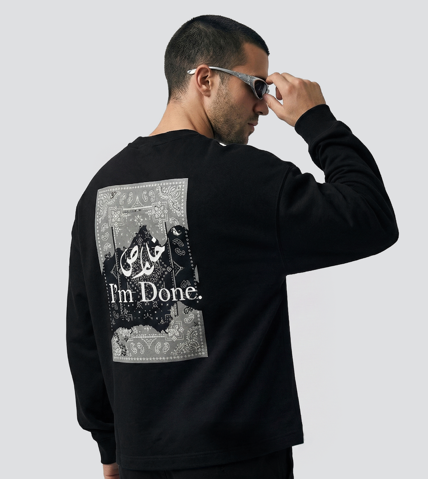 Men's F5 "Khalas I'm Done" Long-Sleeve T-Shirt