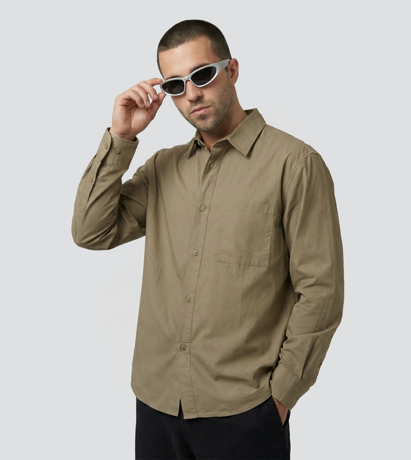 Men's F5 Ramadan "Set Your Life On First" Twill Shirt