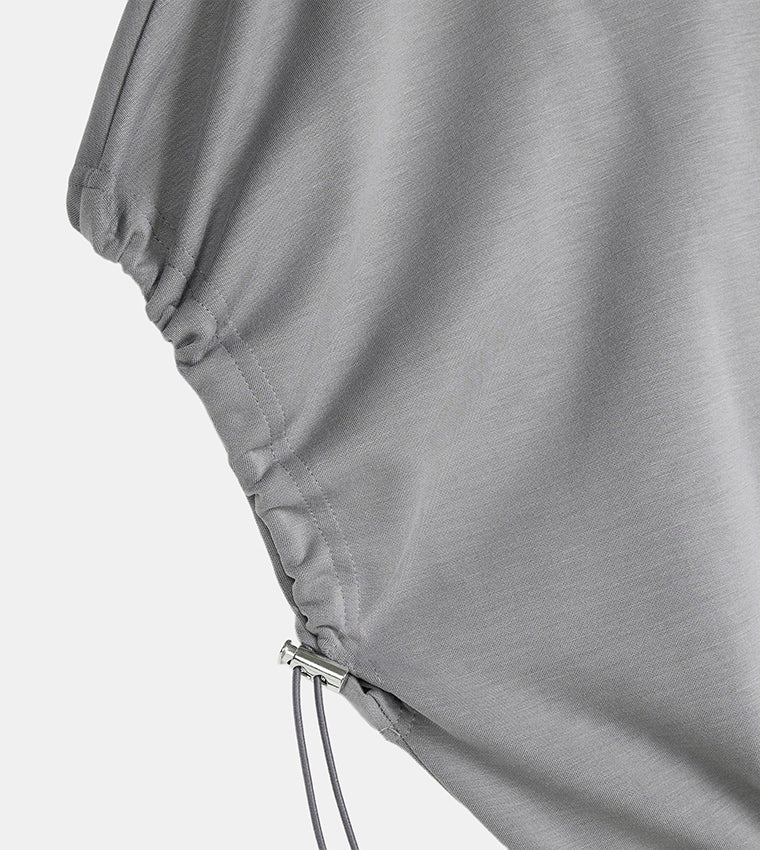 KNIT TOP - GREY