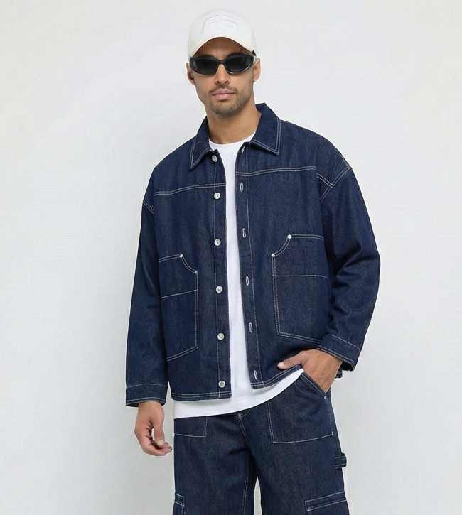 Denim Jacket - Dark Blue