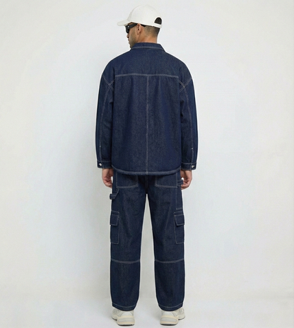 Men's F5 Denim Jacket - Dark Blue