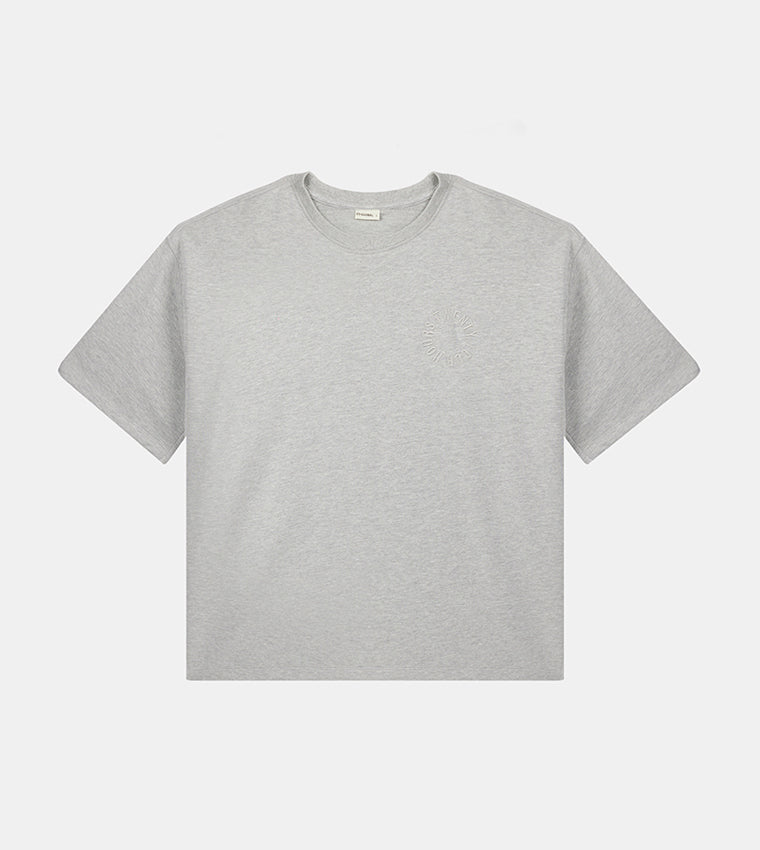 MEN'S  SHORT SLEEVE T-SHIRT - GREY MELANGE