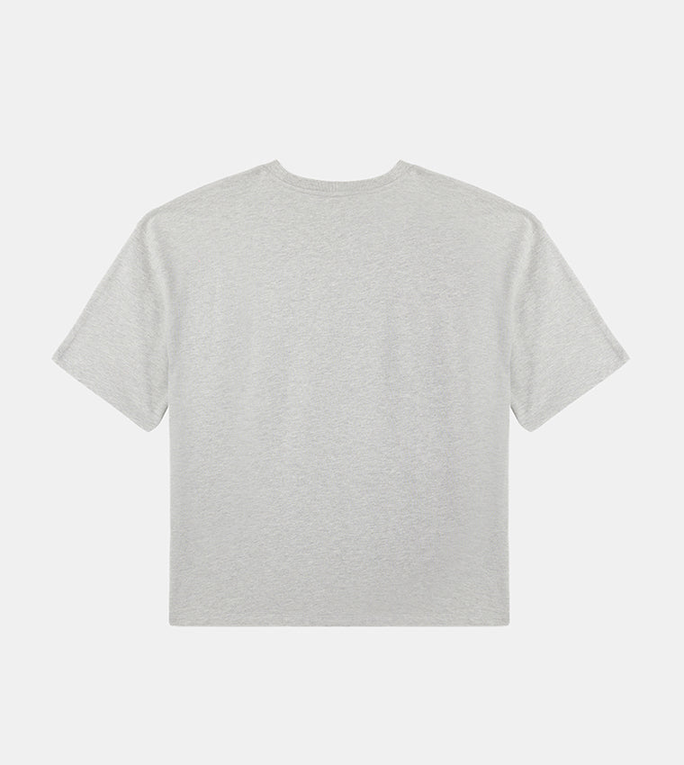 MEN'S  SHORT SLEEVE T-SHIRT - GREY MELANGE