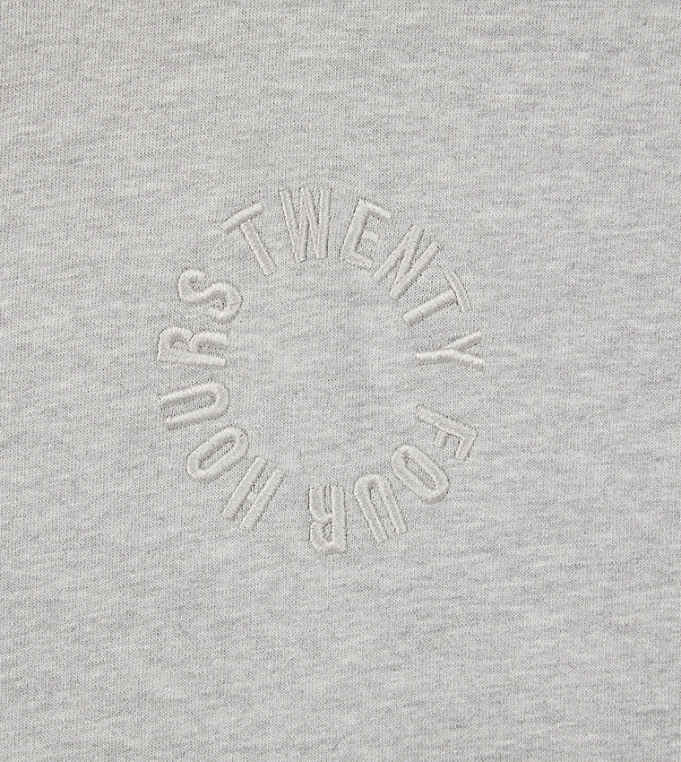 MEN'S  SHORT SLEEVE T-SHIRT - GREY MELANGE