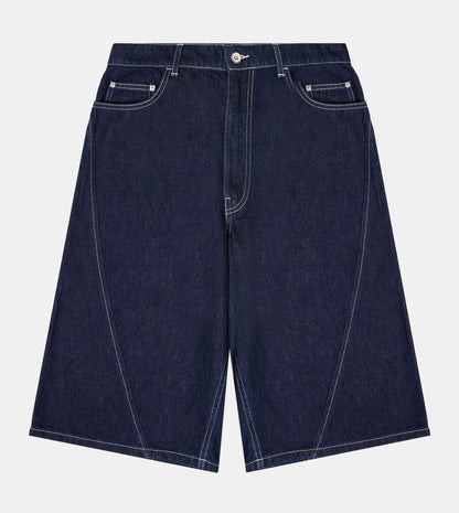 WOMEN'S  DENIM SHORTS - DARK BLUE