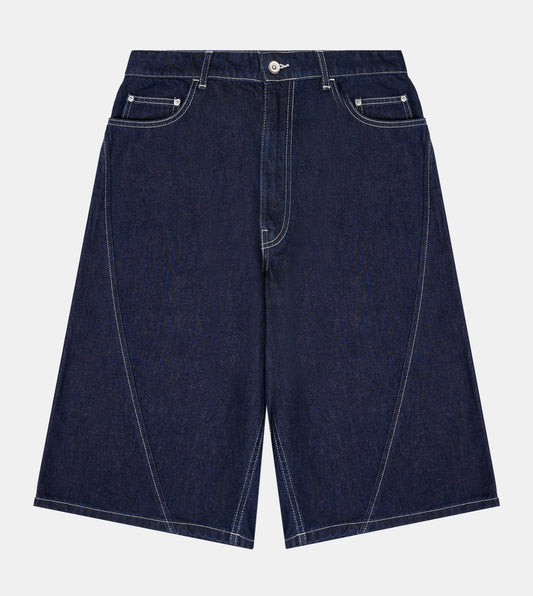 WOMEN'S  DENIM SHORTS - DARK BLUE