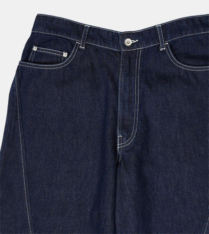 WOMEN'S  DENIM SHORTS - DARK BLUE