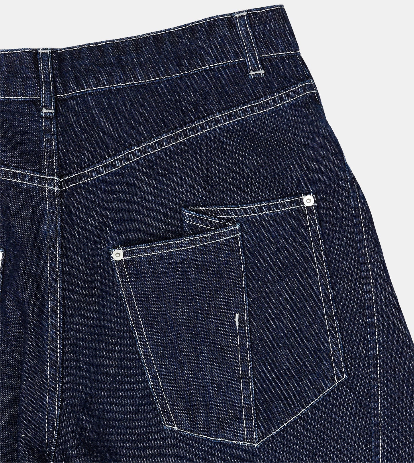 WOMEN'S  DENIM SHORTS - DARK BLUE