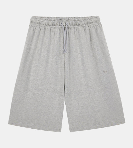 MEN'S  KNIT SHORTS - GREY MELANGE