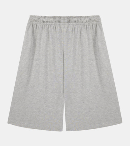MEN'S  KNIT SHORTS - GREY MELANGE