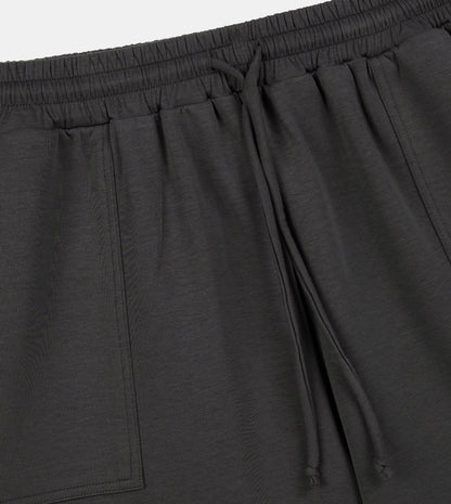 MEN'S  KNIT SHORTS - BLACK