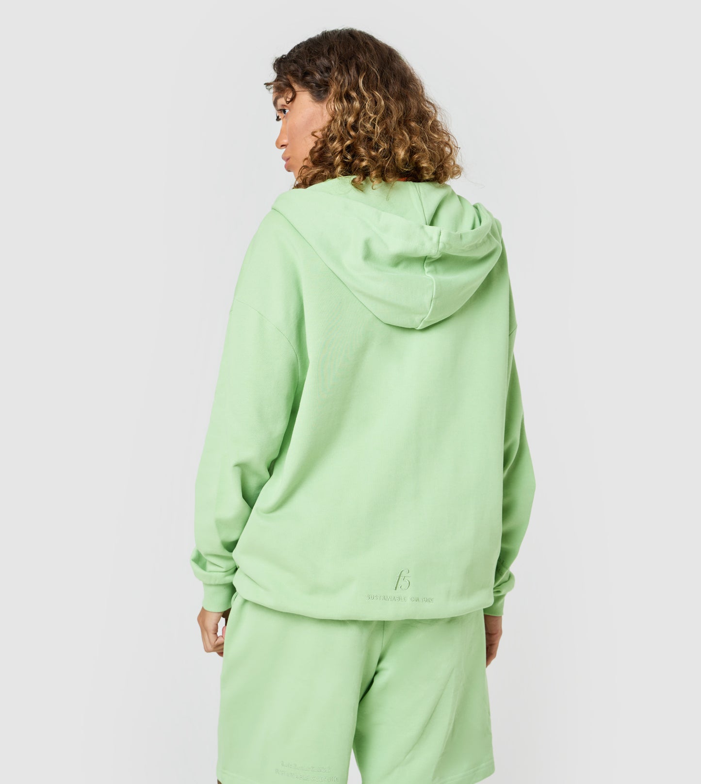 F5 Oversized Zip-Up Hoodie