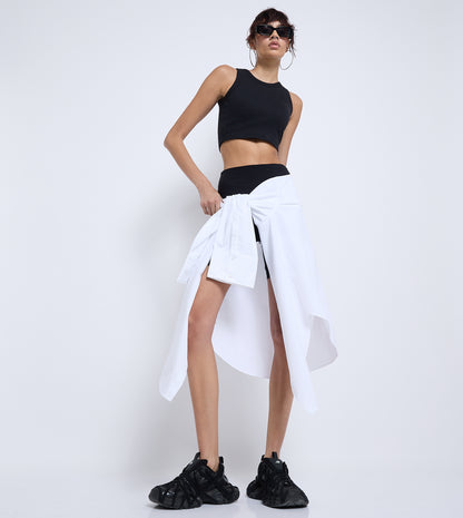 Women Ribbed Cropped Tank Top