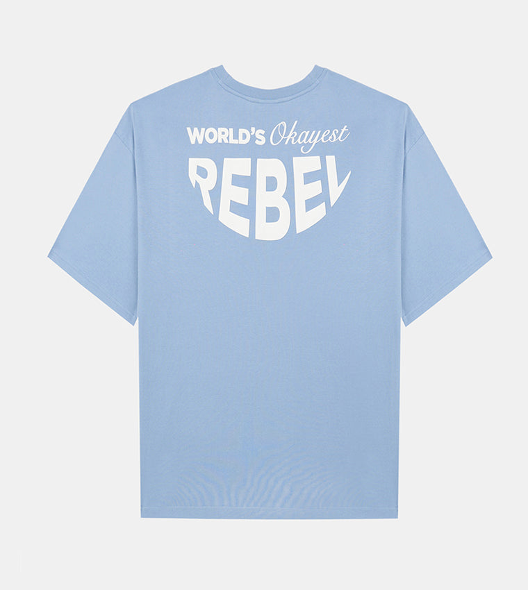 MEN'S  SHORT SLEEVE T-SHIRT - BLUE
