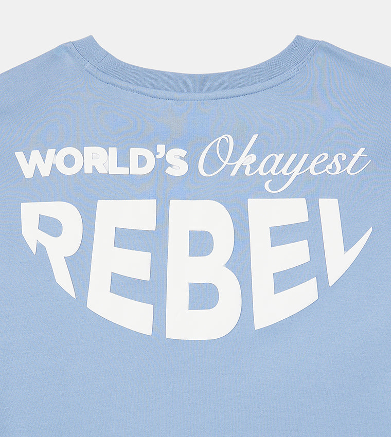 MEN'S  SHORT SLEEVE T-SHIRT - BLUE