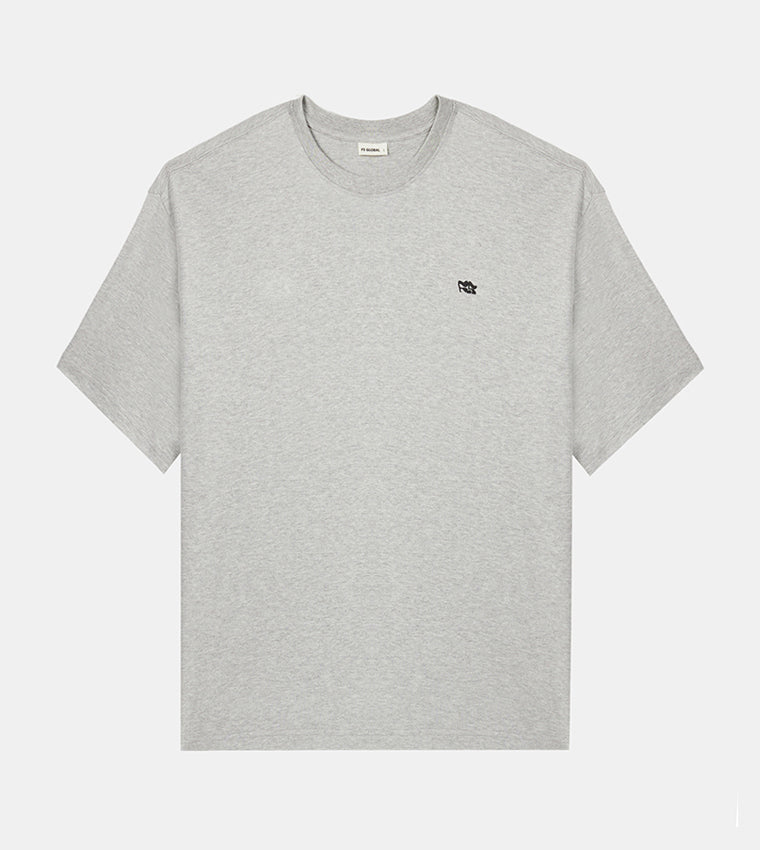 MEN'S  SHORT SLEEVE T-SHIRT - GREY MELANGE
