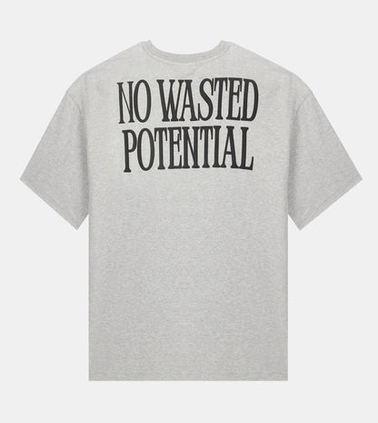 MEN'S  SHORT SLEEVE T-SHIRT - GREY MELANGE