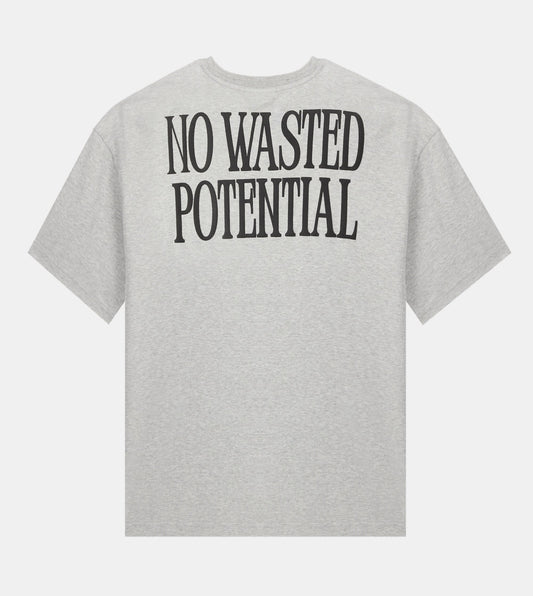 MEN'S  SHORT SLEEVE T-SHIRT - GREY MELANGE