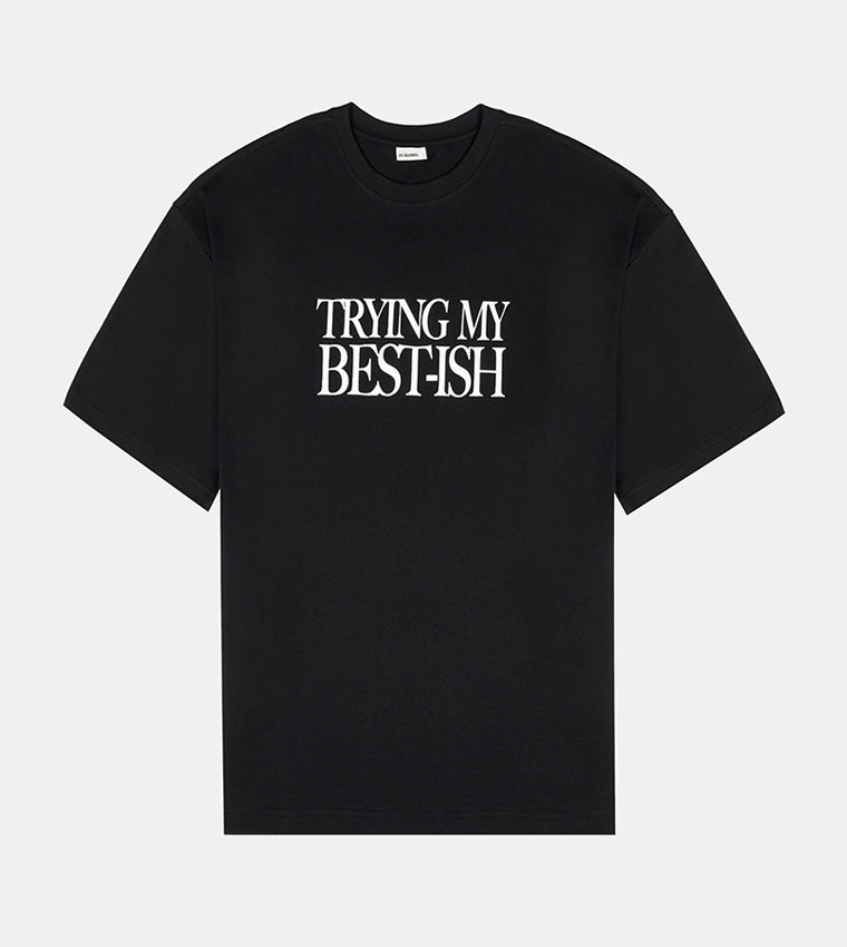 MEN'S  SHORT SLEEVE T-SHIRT - BLACK