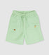 Boy's Linen Embroidered Shorts