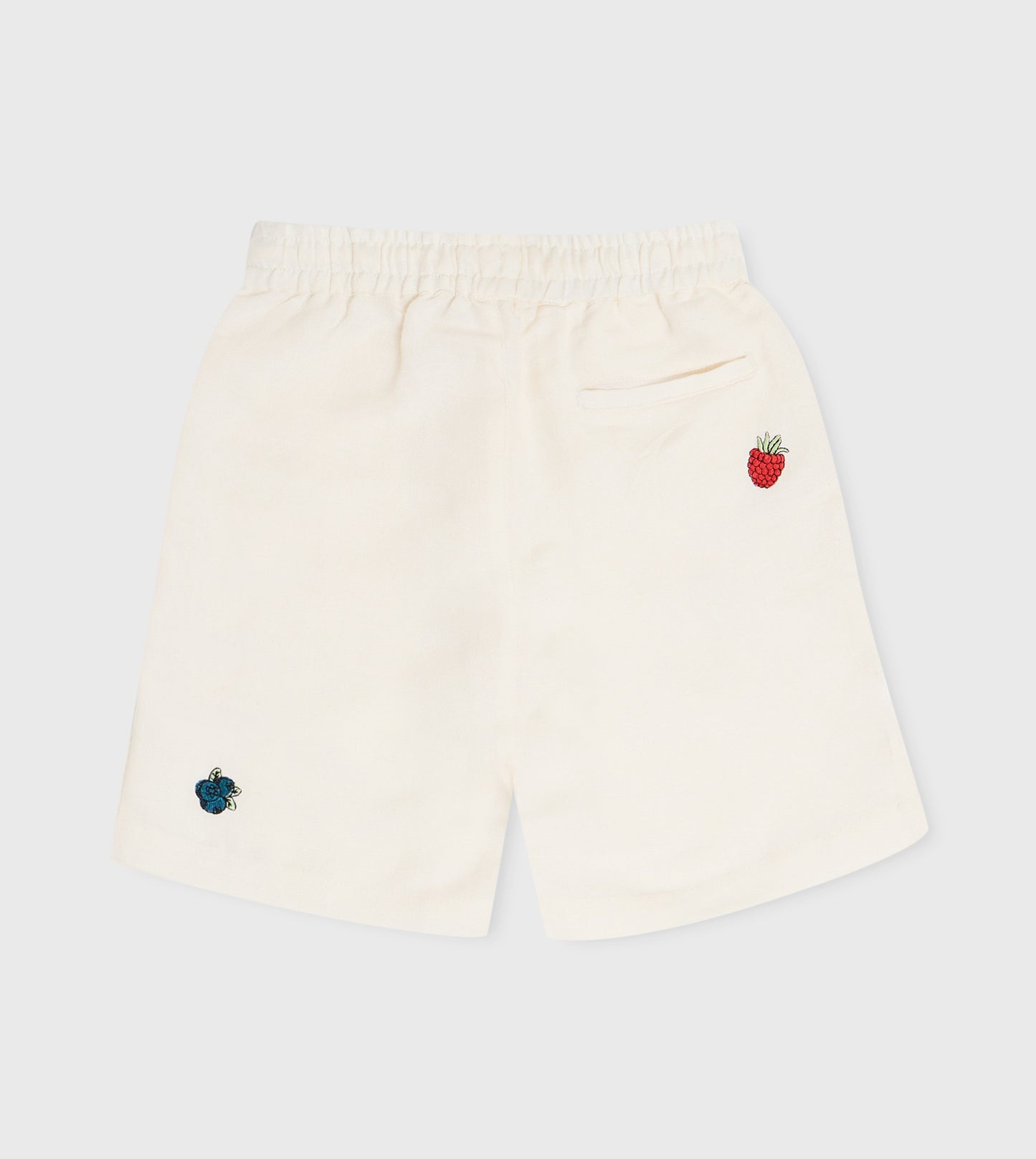 Girl's Linen Embroidered Shorts