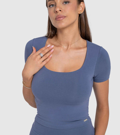 F5 Essentials Square Neck Top - Women