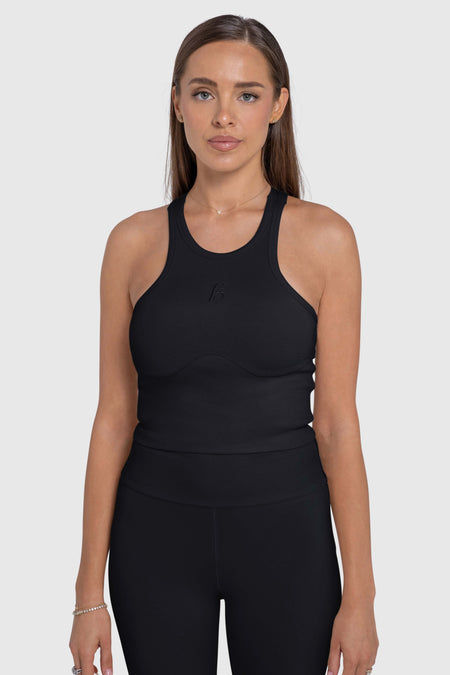 F5 Essentials Cropped Racer Vest - Women