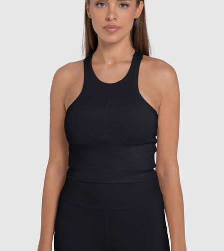 F5 Essentials Cropped Racer Vest - Women