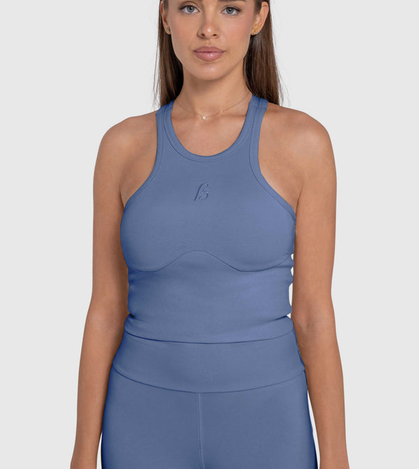 F5 Essentials Cropped Racer Vest - Women