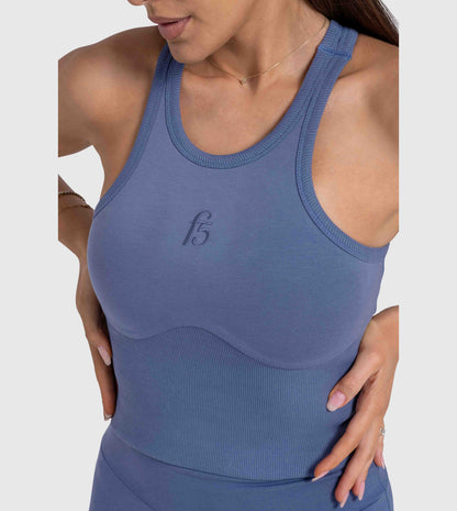 F5 Essentials Cropped Racer Vest - Women